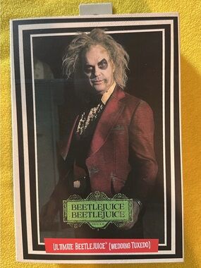 NECA Beetlejuice Ultimate Red Wedding Tuxedo 7-inch scale action figure